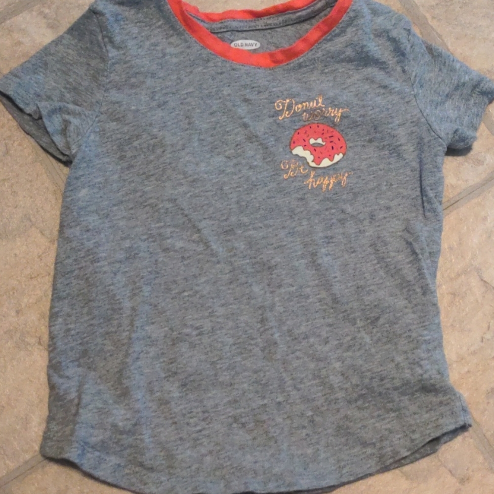 Girl's Old Navy Donut T shirt